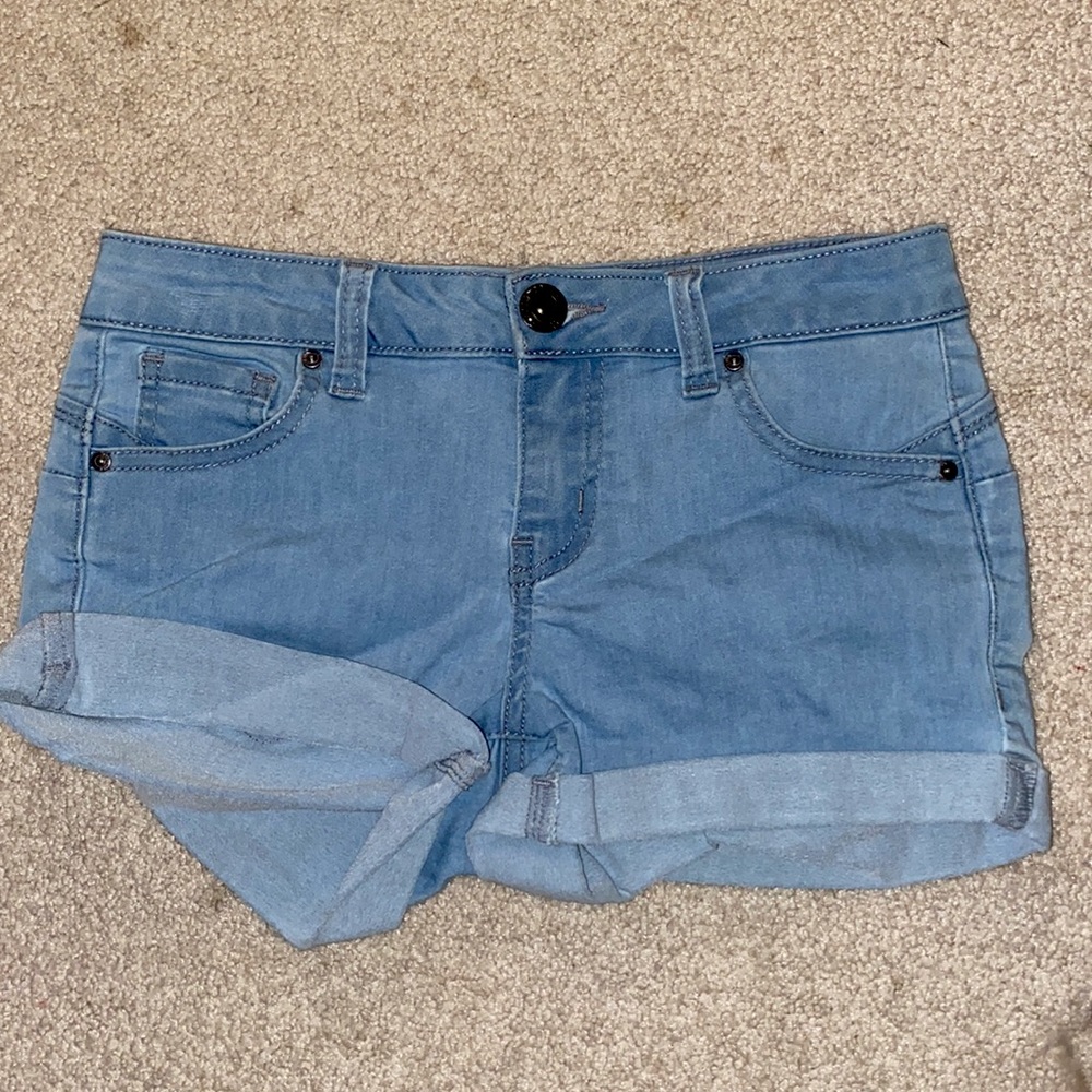 Blue jean shorts!